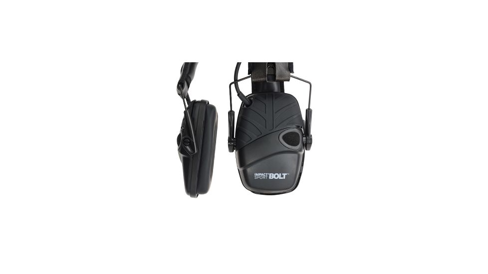 Howard Leight Impact Sport Bolt Electronic Earmuff, Black,One size fits most, R-02525