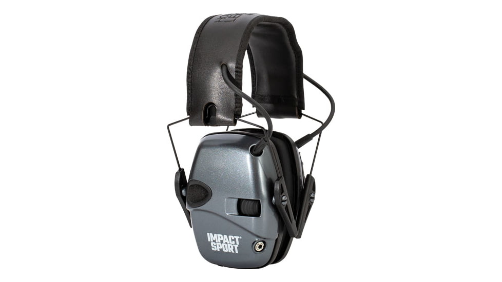 Howard Leight Impact Sport Youth Electronic Muff Gray/blk