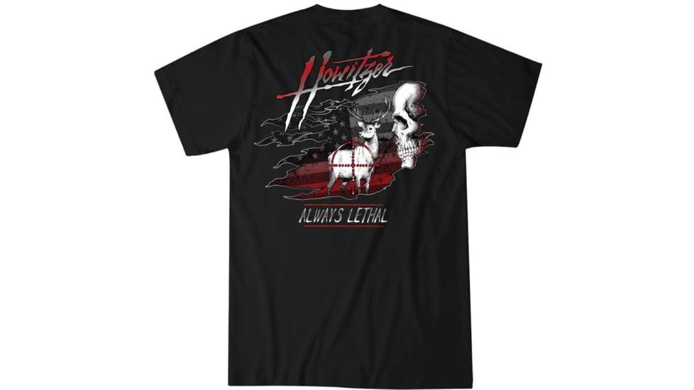 HOWITZER Always Lethal S/S Tee - Mens, Black, Extra Large, CV7120-BK-XL