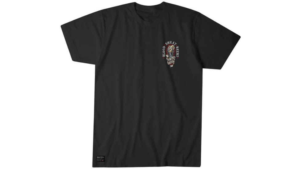 HOWITZER Beers S/S Tee - Mens, Vintage Black, Extra Large, CV7095-VBK-XL