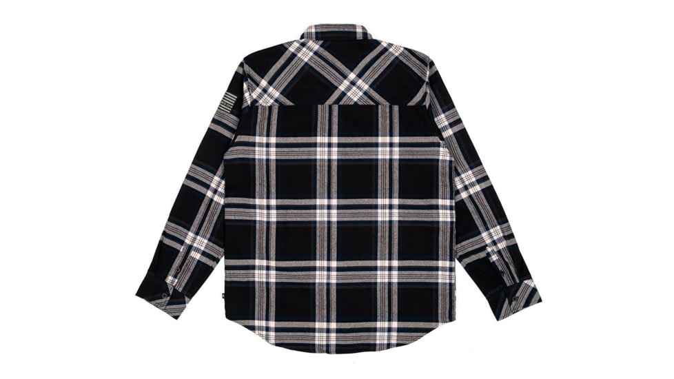 HOWITZER Captain L/S Flannel - Mens, Black/Blue, 3XL, 371WV127-BKB-3X