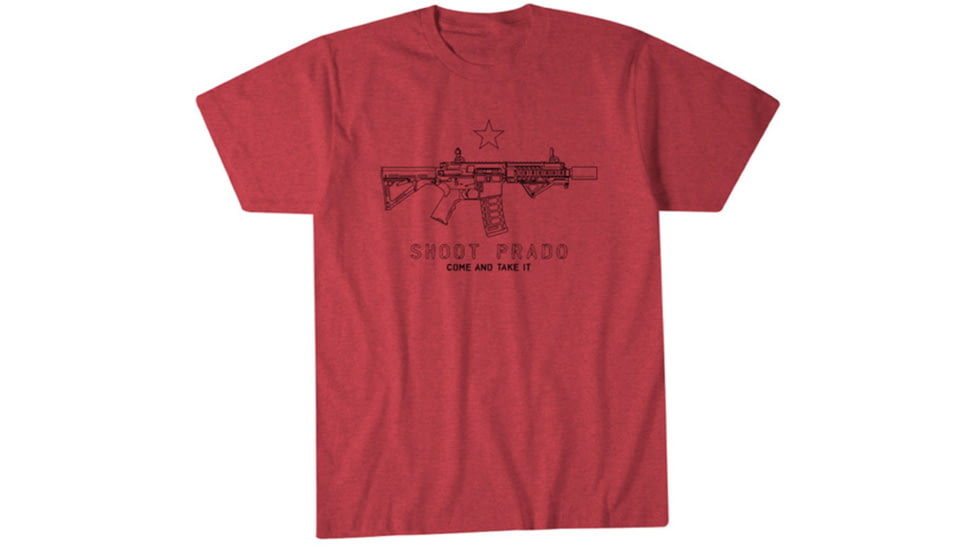 HOWITZER Come And Take It S/S Tee - Mens, Red Heather, Small, CV7466-RDHE-S