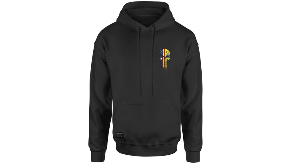 HOWITZER Dont Tread Skull Hood - Mens, Vintage Black, Medium, CV6084-VBK-M