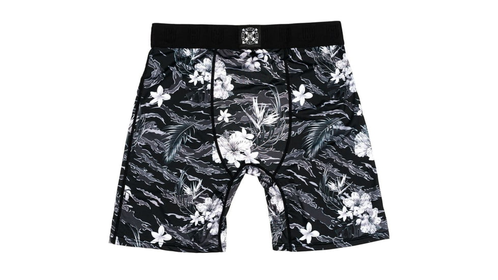 HOWITZER Floral Tiger Boxers - Mens, Black, Medium, CV7514-BK-M