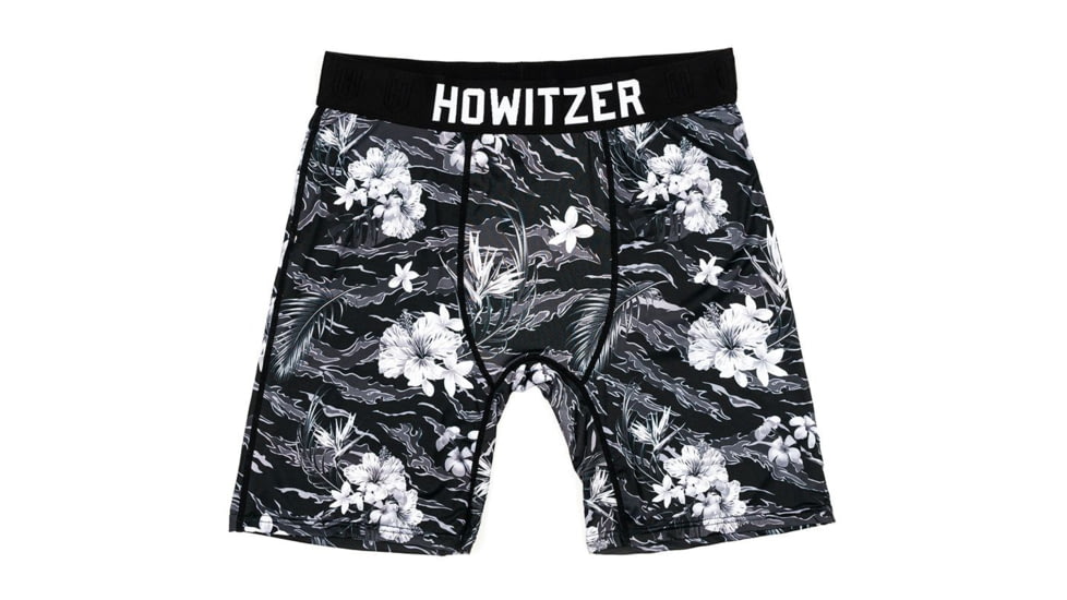 HOWITZER Floral Tiger Boxers - Mens, Black, Medium, CV7514-BK-M