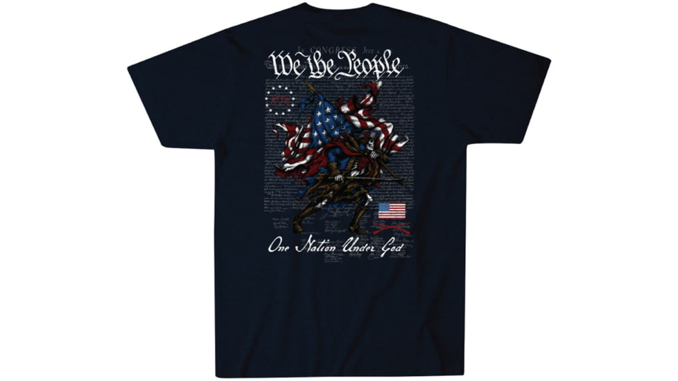 HOWITZER Nation Under God S/S Tee - Mens, Abyss Blue, 3XL, CV6601-AB-3X
