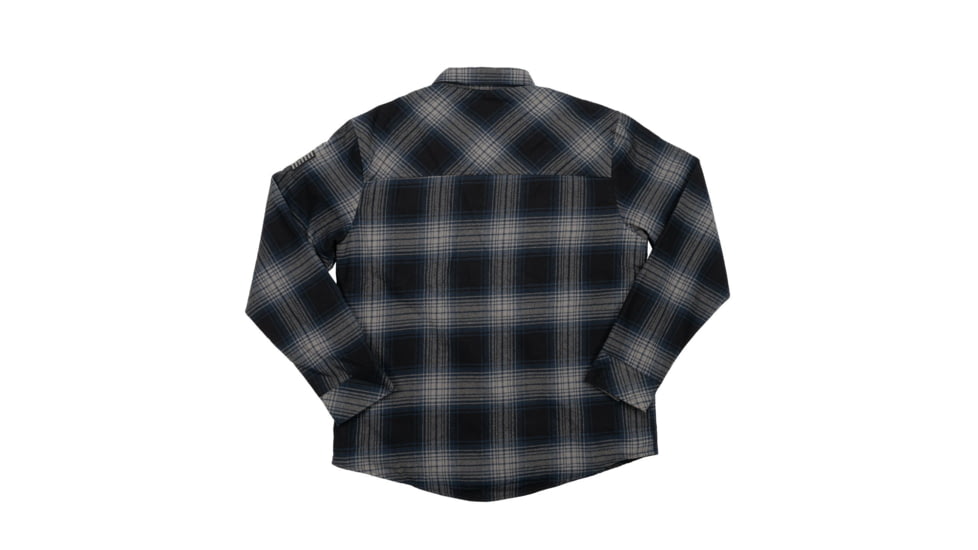 HOWITZER Never Surrender L/S Flannel - Mens, Black, Extra Large, 371WV108-BK-XL