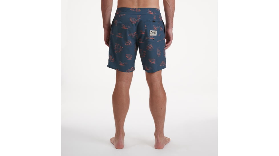 Howler Brothers Buchannon Boardshorts - Mens, Gulf Destinations Print/Dark Slate Blue, 32, 130720S-GMS-32