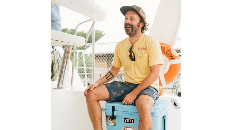 Howler Brothers Buchannon Boardshorts - Mens, Gulf Destinations Print/Dark Slate Blue, 32, 130720S-GMS-32