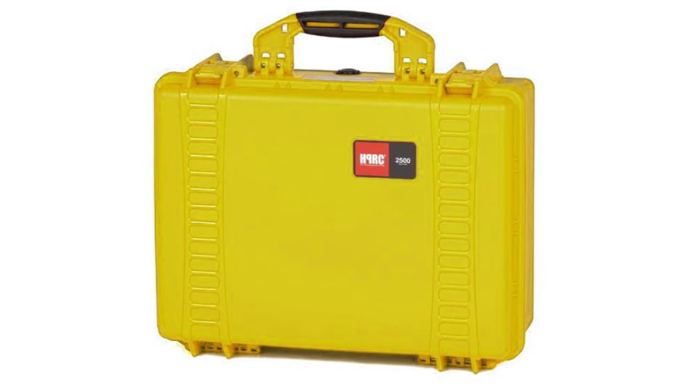 HPRC 2500 Hard Case, Cubed Foam, Yellow HPRC2500FYELLOW