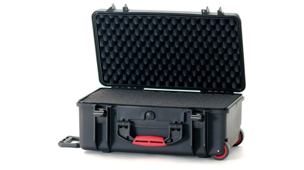 HPRC 2550W Wheeled Hard Case, Cubed Foam, Black HPRC2550WFBLACK