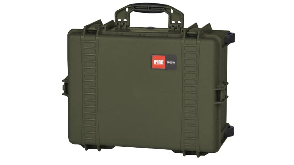 HPRC 2600W Wheeled Hard Case, Empty, Olive HPRC2600WEOLIVE
