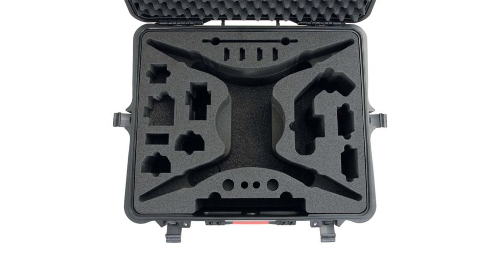 HPRC 2700W-01 Hard Plastice Case for 3DR Solo with Pre-Cut Foam Interior and Wheels, Case Only, Black SOL2700W-01