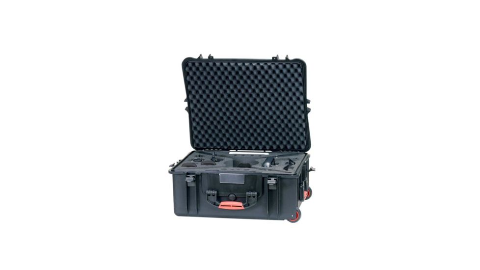 HPRC 2700W-01 Hard Plastice Case for 3DR Solo with Pre-Cut Foam Interior and Wheels, Case Only, Black SOL2700W-01