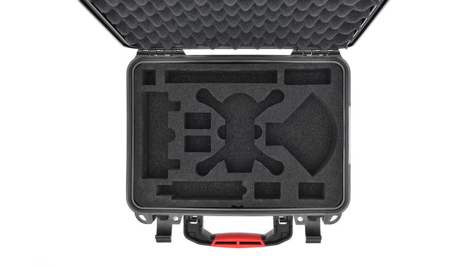 HPRC Hard Case w/ Foam for DJI Spark Fly More Combo, Black, 14.37 x 11.42 x 4.53 in SPK2350BLK-01