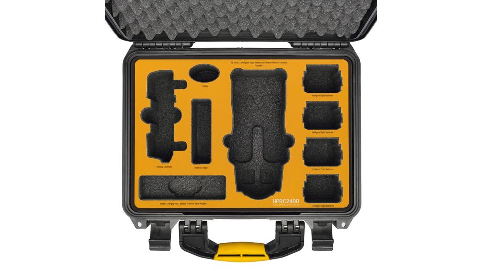 HPRC Hard Case w/Foam for Mavic 2 Pro/ Zoom, Black MAV2400BLK-02