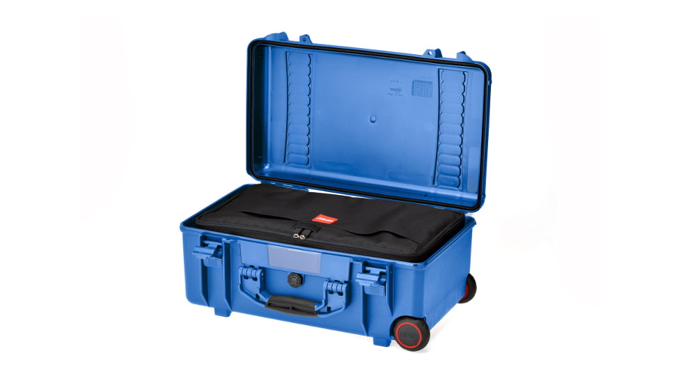 HPRC HPRC2550W Wheeled Hard Case, Bag and Dividers, Blue, HPRC2550WBAGBLU