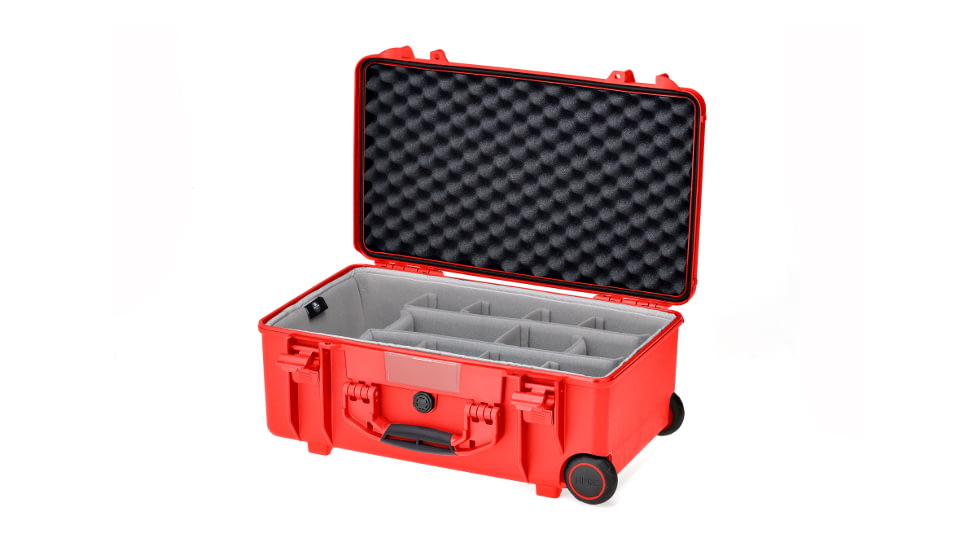 HPRC HPRC2550W Wheeled Hard Case, Second Skin, Red, HPRC2550WSSKRED