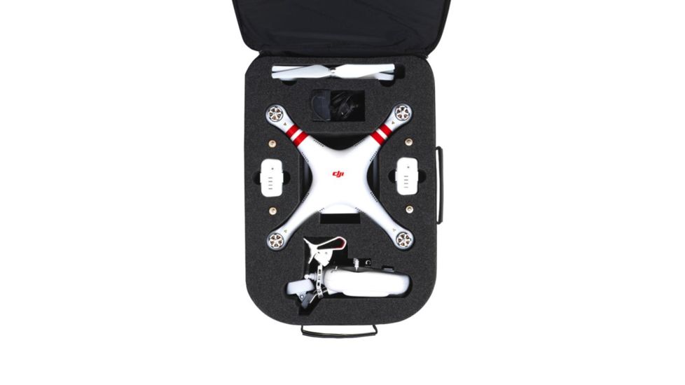 HPRC Soft Carry-on Backpack for DJI Phantom 2, Vision and Vision 2, with Pre-Cut Foam, Backpack Only, Black PHABAGSM-01