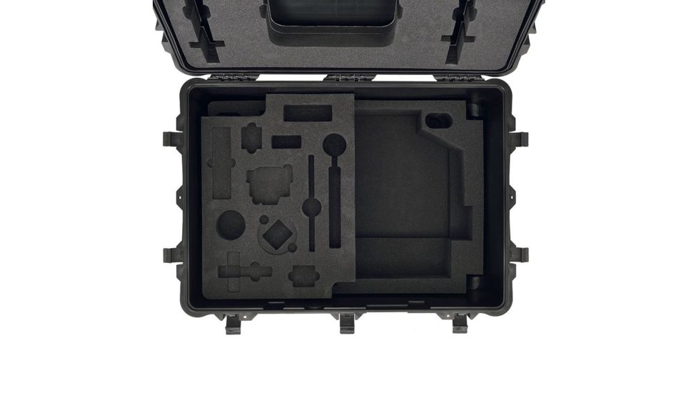 HPRC Wheeled Hard Case w/ Custom Foam for DJI Ronin 2, Black, 31.89 x 23.09 x 15.28 in RON2-2780W-01