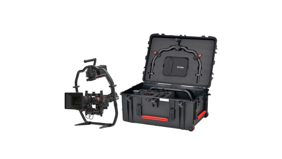 HPRC Wheeled Hard Case w/ Custom Foam for DJI Ronin 2, Black, 31.89 x 23.09 x 15.28 in RON2-2780W-01