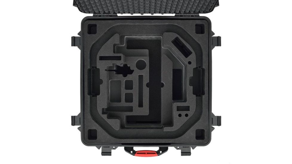 HPRC Wheeled Hard Case w/ Foam for MoVI Pro FREEFLY System REV-2, Black, 26.38 x 26.65 x 15.3 in FFS-4600W-02