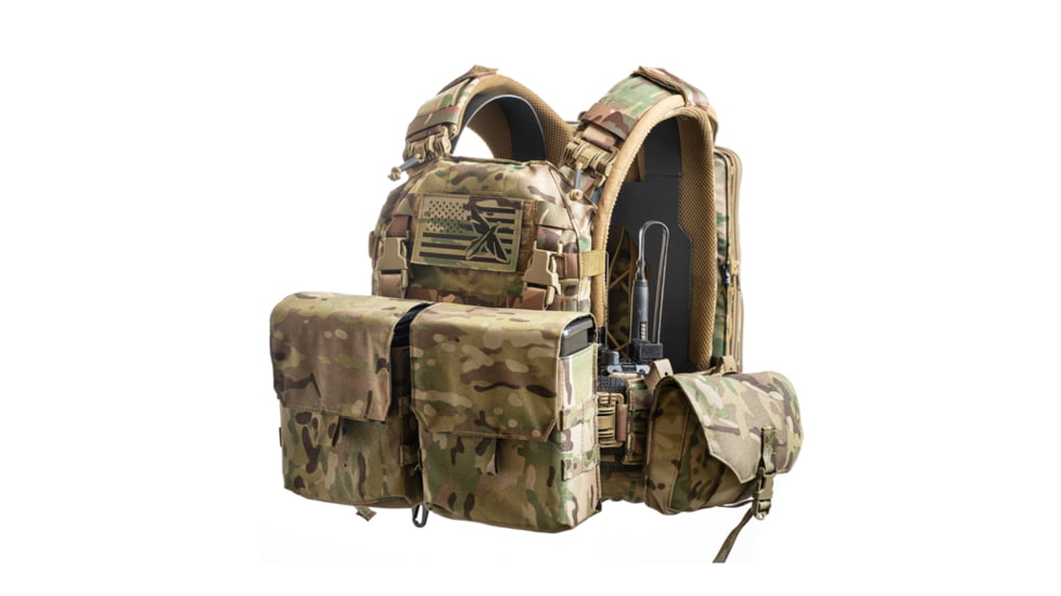 HRT Tactical Gear LBAC Plate Carrier, Multicam, 10x12, HRT-LBAC01-LE-MC
