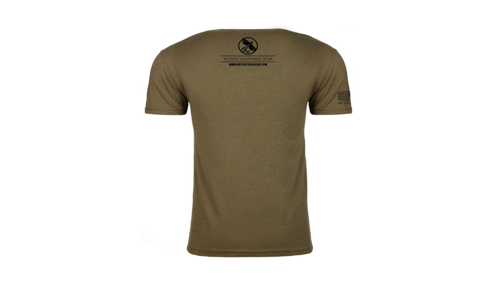 HRT Tactical Gear Logo T-Shirt - Mens, Green, Small, HRT-SHIRT1-SM-RG