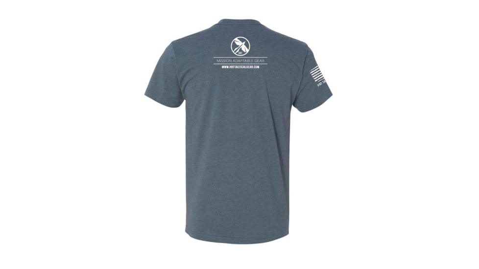 HRT Tactical Gear Round Logo T-Shirt - Mens, Blue, Small, HRT-SHIRT2-SM-BL