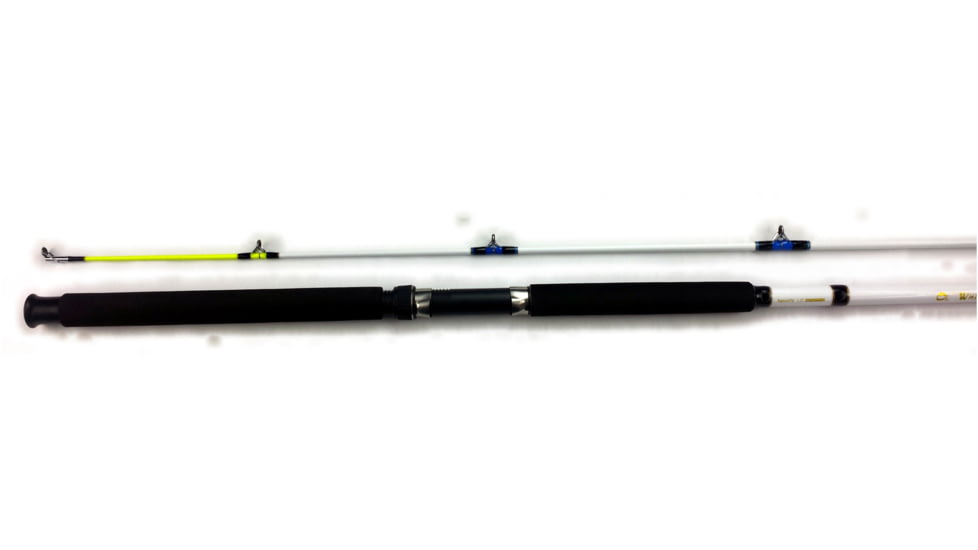 HT Enterprises HT OlWhiskers Big Blue Pro Glow Catfish Rod, 2 Piece, Medium-Heavy, Casting Guides, 9, OWBGC-902MH