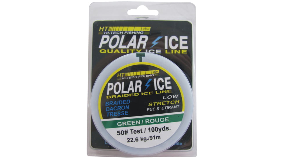 HT Enterprises Polar Ice Braided Line Number 30 100 Yard Green, ILG-1030