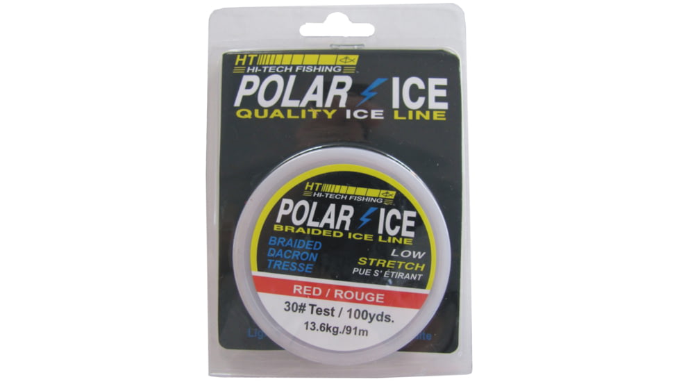 HT Enterprises Polar Ice Braided Line Number 40 100Yd Red, ILR-1040