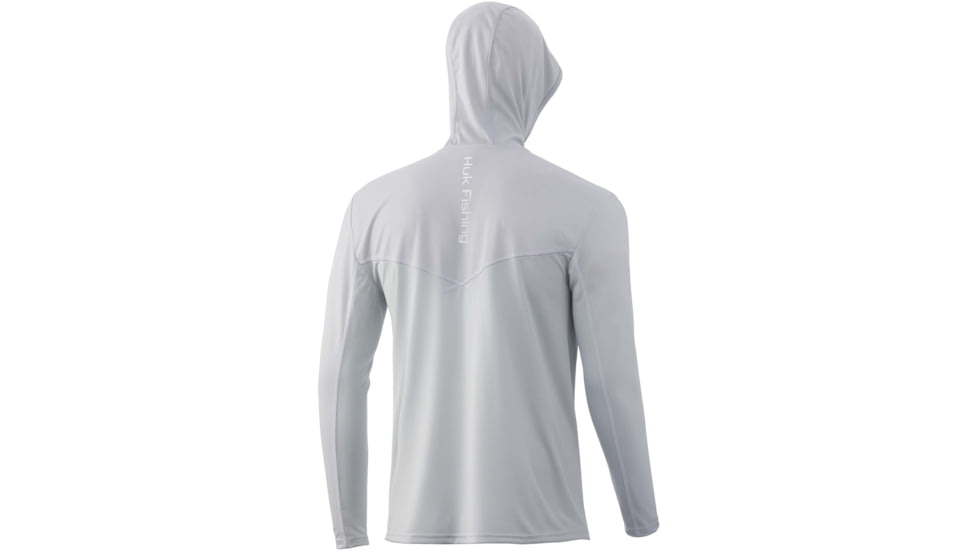 HUK Performance Fishing Icon X Hoodie - Men's, Oyster, XL, H1200384-052-XL