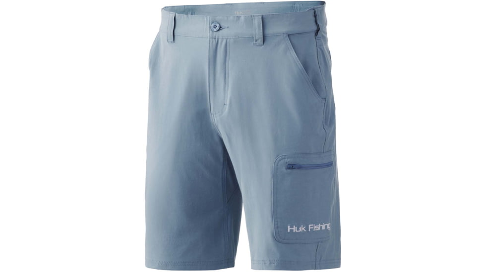 HUK Performance Fishing Next Level Shorts - Mens, Inseam 10.5 in, Silver Blue, XXL, H2000011-040-XXL