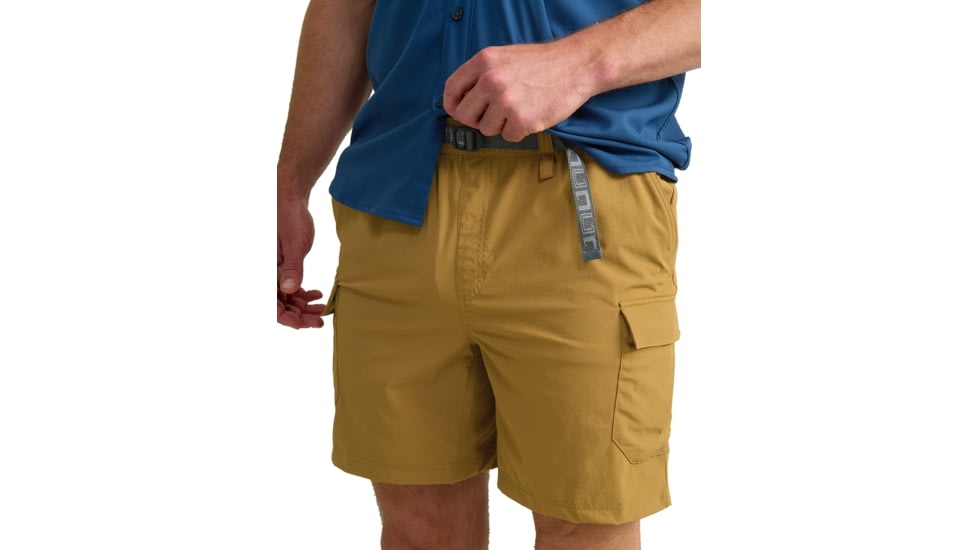 HUK Performance Fishing Creekbed Cargo Shorts - Mens, Sand Piper, Large, H2000204-217-L
