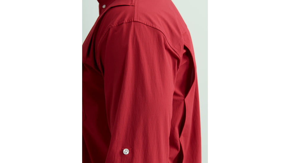 HUK Performance Fishing Creekbed Long Sleeve Shirt - Mens, Scarlet Blaze, 3XL, H1500184-621-XXXL