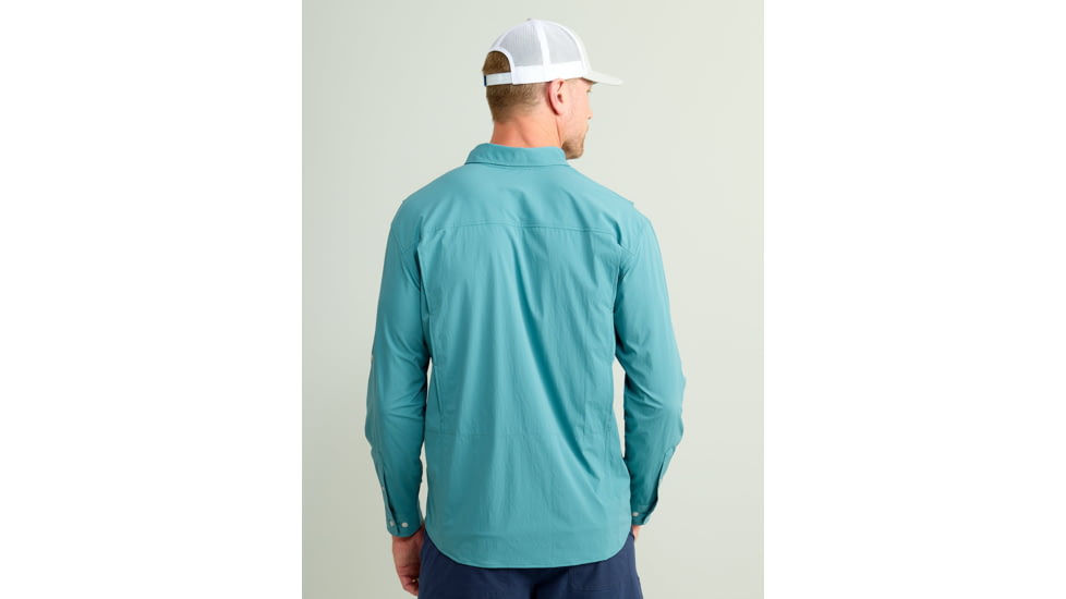 HUK Performance Fishing Creekbed Long Sleeve Shirt - Mens, Storm Blue, 2XL, H1500184-394-XXL