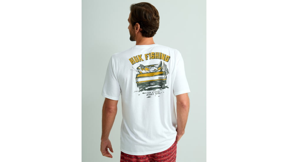 HUK Performance Fishing Gone Fishin Tee - Mens, White, Large, H1000520-100-L