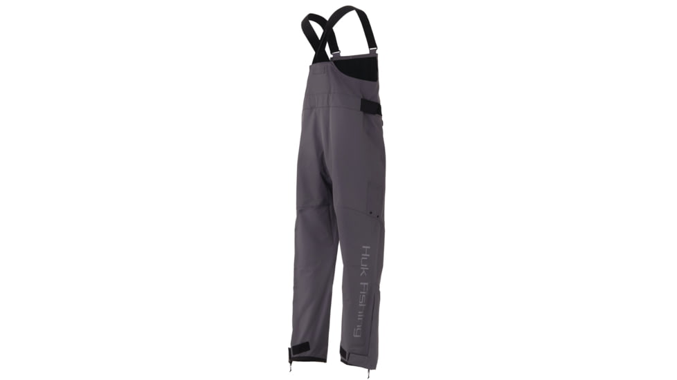 HUK Performance Fishing Grand Banks Bib - Men's, Iron, Medium, H4000056-010-M