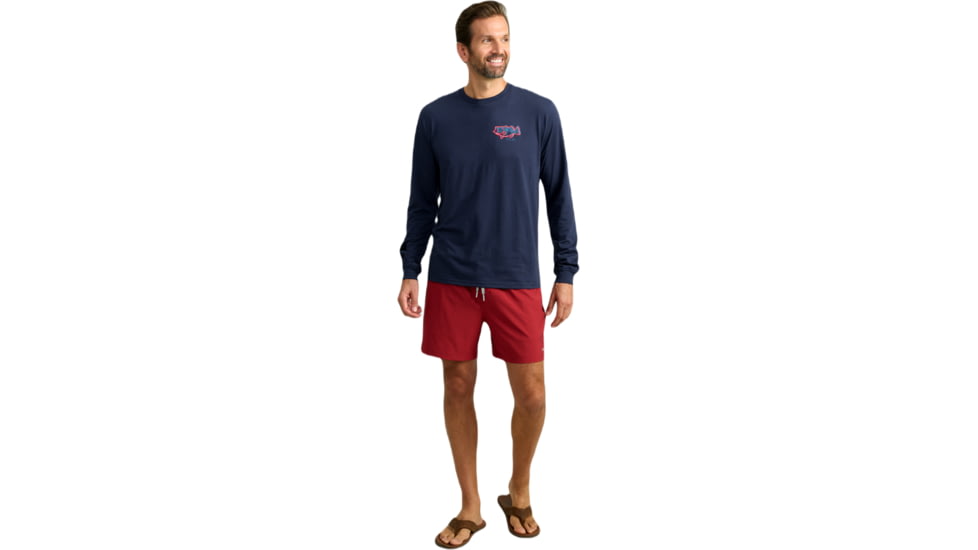 HUK Performance Fishing Graphic Long Sleeve Tee - Mens, Naval Academy, Extra Large, H1000533-413-XL