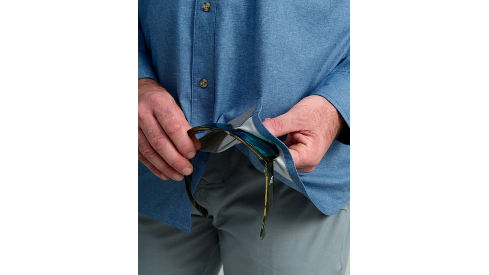 HUK Performance Fishing Hawser Heather Flannel - Mens, Quiet Hrbr Hthr, Extra Large, H1500208-509-XL