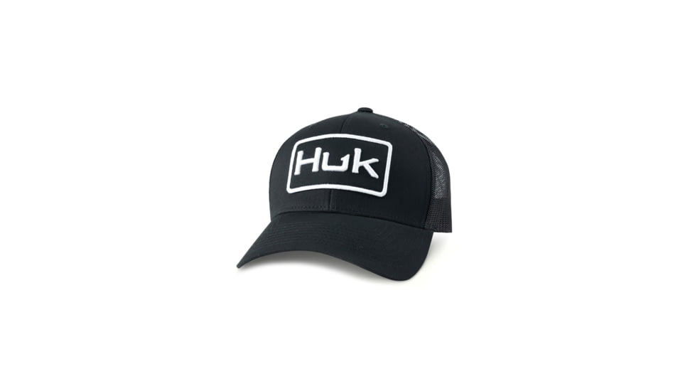 HUK Performance Fishing Huk Logo Trucker Hat - Mens, Black, H3000460-001-1