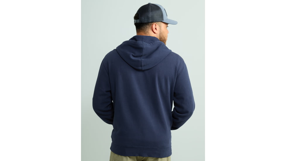 HUK Performance Fishing HukD Up Logo Full Zip Hoodie - Mens, Naval Academy, Large, H1300089-413-L