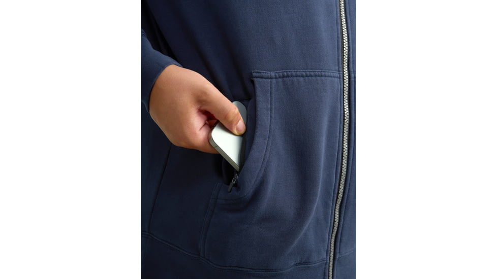 HUK Performance Fishing HukD Up Logo Full Zip Hoodie - Mens, Naval Academy, Large, H1300089-413-L