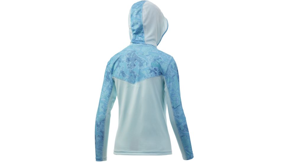 HUK Performance Fishing Icon X Camo Hoodie - Womens, Boca Grande, Extra Large, H6120013-446-XL