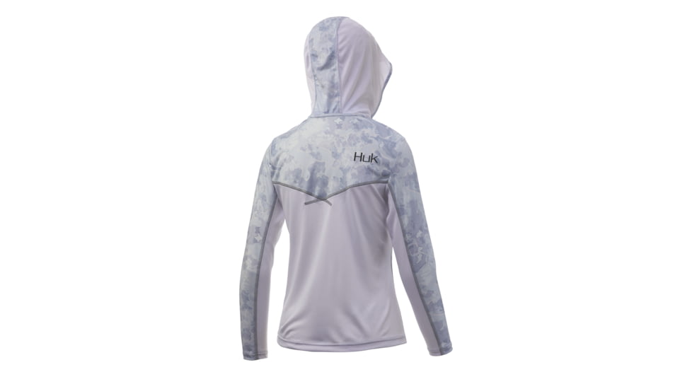 HUK Performance Fishing Icon X Camo Hoodie - Womens, Kenai, Extra Small, H6120013-453-XS