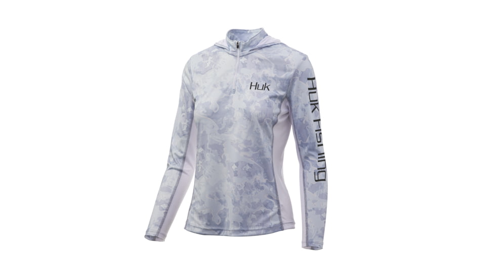 HUK Performance Fishing Icon X Camo Hoodie - Womens, Kenai, Extra Small, H6120013-453-XS