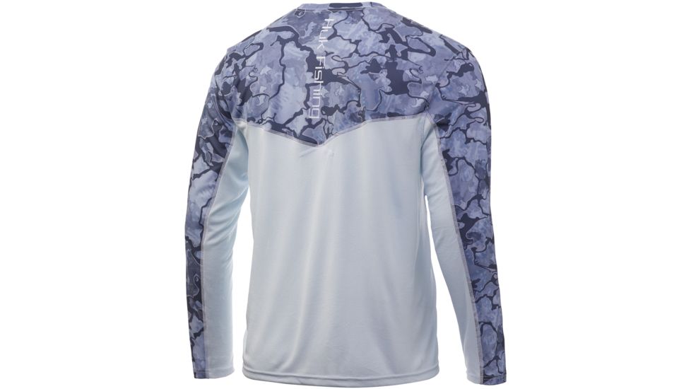 HUK Performance Fishing Icon X Camo Long Sleeve Tee - Mens, Erie, 2XL, H1200143-037-XXL