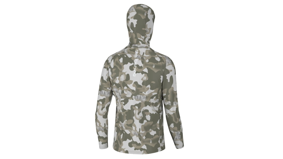 HUK Performance Fishing KC Phantom Scales Pursuit Hoodie - Mens, Moss, 2XL, H1200588-316-XXL