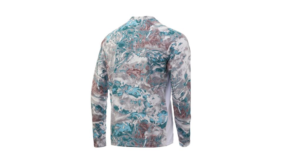 HUK Performance Fishing Mossy Oak Pursuit Long Sleeve Graphic T-Shirt - Mens, Mossy Oak Hydro Shallows, 2XL, H1200228-928-XXL